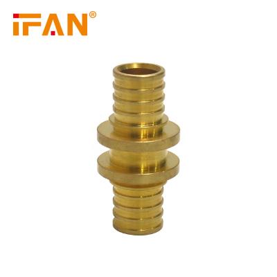 China CW617N IFAN Factory Direct Sales PEX BRASS Fittings 16MM - 32MM CW617N Brass Socket Sliding Fitting for sale