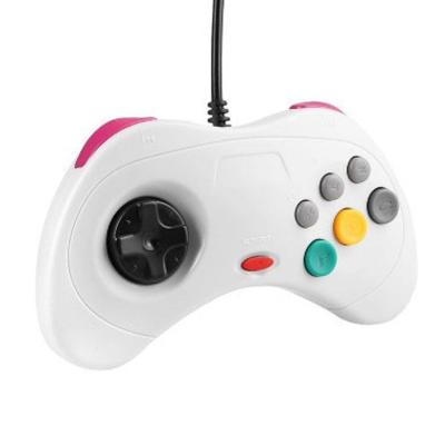 China VIBRATION MOTOR For Sega Saturn Gamepad USB Wired Game Controller JoyPad Gamepad Joystick For Saturn System for sale