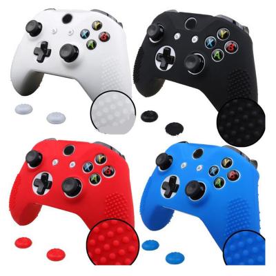 China Rubber Silicone Gel Grip Case Silicone Full Skin Protective Full Protective Waterproof Case Cover For Xboxes One Game Controller for sale