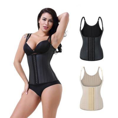 China Wholesale Steel Boned Plus Size Shapewear Waist Trainer Cincher Vest 25 Size Breathable Colombian For Women for sale