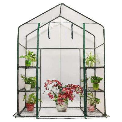 China Factory Wholesale Waterproof Rainproof Preservative Balcony Sunshade Six-Layer Household PVC Green Plant Garden Succulent Greenhouse for sale