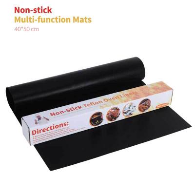 China High Quality Corrosion Resistance Wholesale Fiberglass BBQ Mat Set Non-Stick BBQ Grill Mat for sale