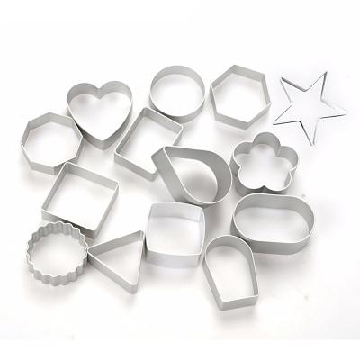 China Viable Wholesale Stainless Steel DIY Cookie Model High Quality Food Grade Geometric Shape Biscuit Mold for sale