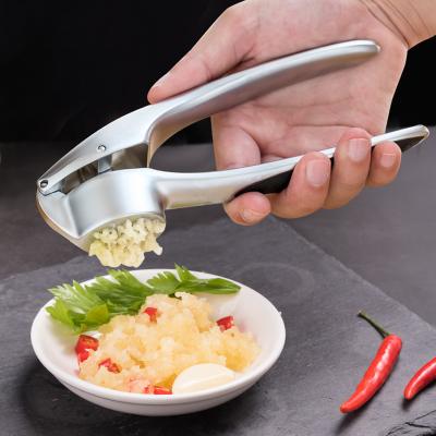 China 2021 Durable High Quality Metal Garlic Press Durable Zinc Alloy Manual Garlic Press for sale