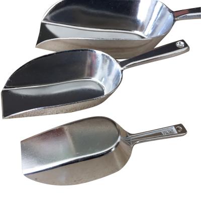 China Sustainable universal supermarket aluminum alloy food shovel, metal shovel, different size ice cream shovel for sale