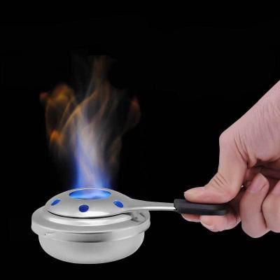 China 2021 New Portable Adjustable Windproof Alcohol Alcohol Burner Ethanol Stove Outdoor Camping Rise Displacement Type For Outdoor for sale