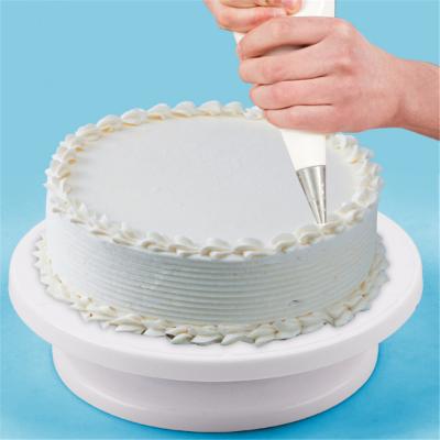 China Viable wholesale baking tools cake decorating turntable light and stable DIY cake decorating turntable for sale