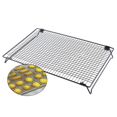 China Viable Wholesale Hot Selling Baking Tools With Folding Legs Cake Inverted Loop Stand Bread Moon Cake Cooling Rack for sale