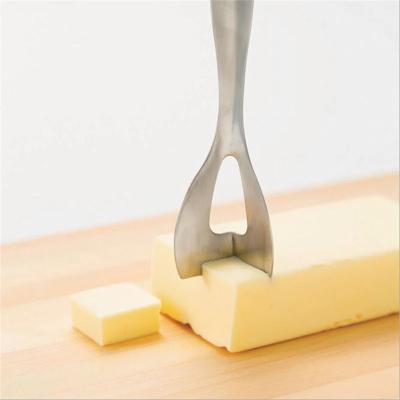 China Viable Wholesale Kitchen Baking Tools Stainless Steel Knife Cheese Butter Dicing Cutter for sale