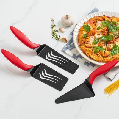 China Wholesale Viable Stainless Steel Food Grade Pizza Transfer Spatula Set Tool Spatula Baking Three-Piece Set for sale