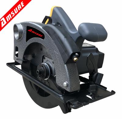 China AMSURE Circular Saw Wood Circular Saw Hand Worm Drive Woodworking Grinding Machine Electric Circular Saw for sale