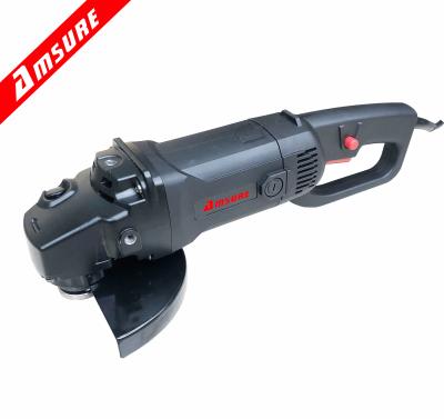 China AMSURE Cutting Best Selling1300w 180mm Electric Angle Die Grinder Machhine Burnishing Angle Grinder for sale