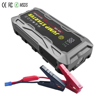 China Multifunctional Portable Passenger Car Car Battery Jump Starter for Unlimited Liter Gas and Diesel Engine with Carry Case 12V 1500A 16000 MAH for sale