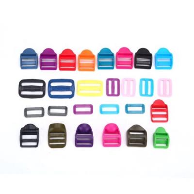 China High Quality Hot Sale Bargain Price Adjustable Colorful Plastic Strap Buckles for sale