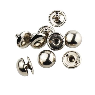 China Fashion High Quality Decorative Design Round Metal Head Rivet For Leather Shoes Dressing for sale