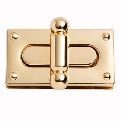 China Eco-friendly Metal Lock Accessory Buckle Bag Decorations Handbag Lock For Bag Purse for sale