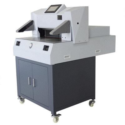 China Automatic Guillotine Machinery Repair Shops 500V6 / Paper Cutter Slitter Price for sale