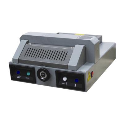 China 320V+ Machine Repair Shops Desktop Electric Automatic Paper Cutting Machine With 320mm Cutter Size Guillotine Cutter for sale