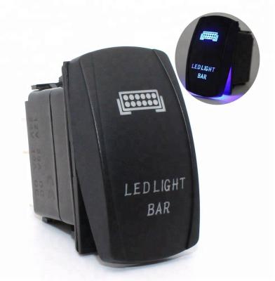 China Waterproof ABS+PBT+PC+ POM Marine Rocker Switch 12V 24V Laser ON/OFF Switch for sale