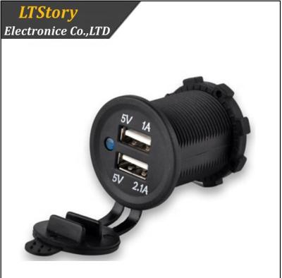 China Dual USB Panel Outlet 3.1A USB Port Charger Socket for sale