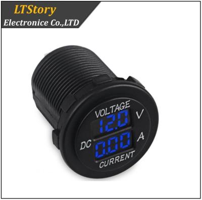 China Blue 3 Pin LED Digital Display Voltage Ampere Meter for sale