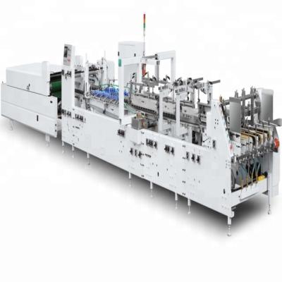 China 1450mm width automatic high speed automatic crash lock-bottom intelligent folder gluer for sale