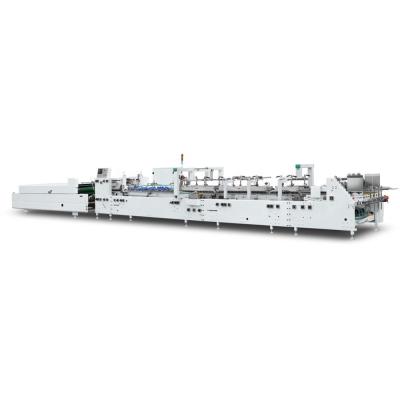 China Reasonable Price Automatic Pre-Crease Folder Gluer For 200-800gsm Cardboard E Corrugated Boxes for sale