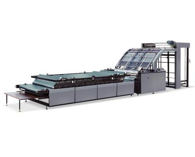 China machinery & Material Rich Experience Semi-automatic Single Flute Feeding Laminating Machine for sale