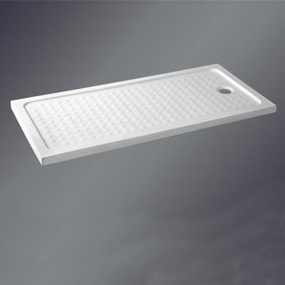 China Large clean long shower base tray Online technical  Acrylic Shower Tray for sale