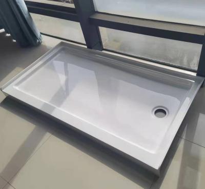 China Factory Clean High Quality Rectangle China Shower Base North American Standard Acrylic Pan for sale