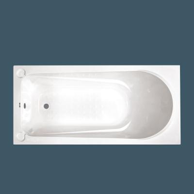 China Embedded Acrylic Bathtub Clear Acrylic Double Bathtub Apron With Skirt Legs for sale