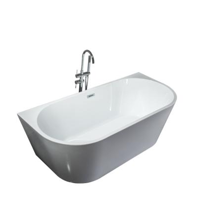 China Premium Free Hot Sale Excellent High Gloss Finish Acrylic Bathtubs Bathroom Bathtubs Free Soaking Tubs New for sale