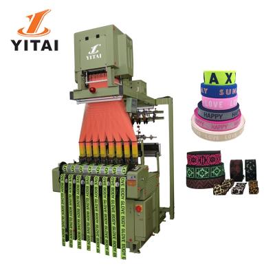 China Yitai computerized labeling machine belt electronic jacquard power looms machine for rubber elastic ropes for sale