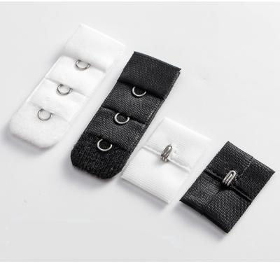 China Eco-friendly Hot Sale Underwear Accessories Nylon Custom Size Bra Hook Customized Lingerie Hook And Eye for sale