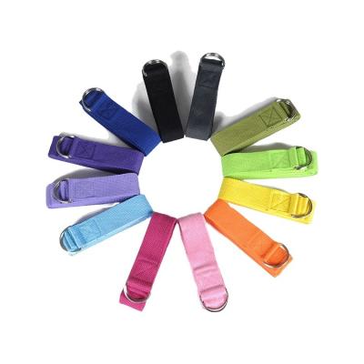 China Organic Pilates Rope Yoga Band Stretch Belt Yoga Exerciser Pilates Stick Factory Cotton Home Exercise for sale