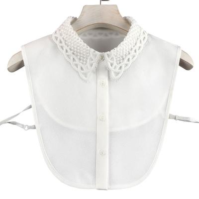 China High Quanlity Styling Accessories Factory Wholesale High Quality Women's Shirt Neck Collar Cavity Fake Embroidered Shirt Collar Decorative Collar for sale