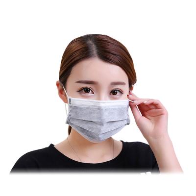 China Grey Color Activated Carbon Dust Mask Dust Protection Size 17.5*9.5CM for sale