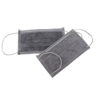 China Fashionable Activated Carbon Dust Mask 4 Ply Non - Woven Design Single Use for sale