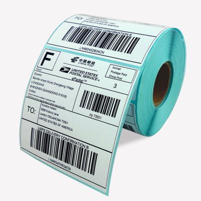 China Waterproof Wholesale White Shipping Address Sticker Compatible Adhesive Label For UPS/DHL/FEDEX for sale