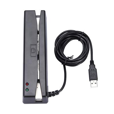 China USB Magnetic Stripe Card Reader Writer Which Do Not Must Install Driver Used For Bank Commercial ZS-410 for sale