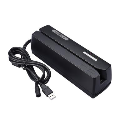 China Smallest Manual Magnetic Stripe High Read Speed ​​Mini Card Reader Head Card Reader Writer for sale