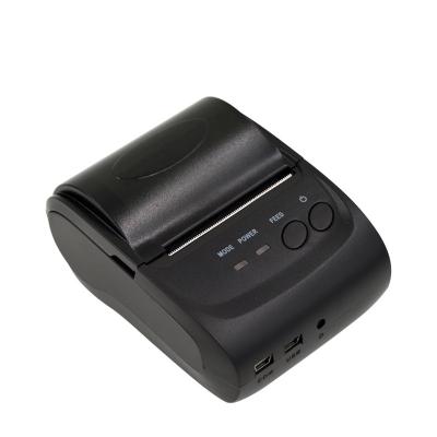 China 58mm Mobile Black And White BT USB Bill Receipt Printer Battery Cheap Price Support for sale