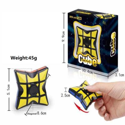 China Funny Educational Toy Hot Selling Product Moveable Person Spinner Cube Toy Magic Finger Trick Toy for sale