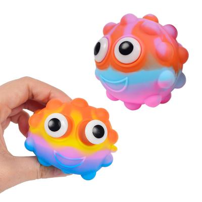 China Relife New High Quality Funny Toy Worry Push Noise Shaker Toys Set Stress Relief 3D Balls Shake Toy Multicolor Noises Eye Out Shaker Toys for sale