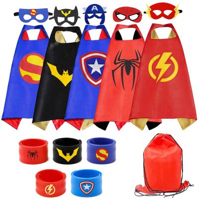 China Role Play Toys Amazon Best Selling Dress Up Superhero Costume For Kids Dress Up And Pretend Play Superheroes Capes And Mask Sets for sale