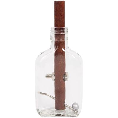 China New Funny Worry Reliever Creative Toy Release Effort Glass Bottle Opening Buckle Fashion Tiktok Puzzle Wine Glass Bottle Lid With Lock To Open for sale