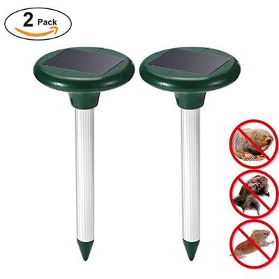 China Ultrasonic Solar Powered Desktop Mouse Reflector, Solar Gopher Mole Voles Pest Control Rodent Repellent Reflector Spikes for sale