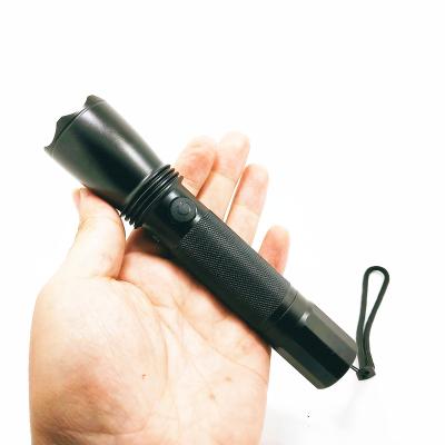 China Emergency Rechargeable Buzz Torch Attack Leader Instant Light Led Military Tactical Flashlight for sale