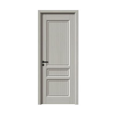 China Modern Design Bulletproof Single Entry Wood Doors China PVC Interior Wood Door For Home for sale