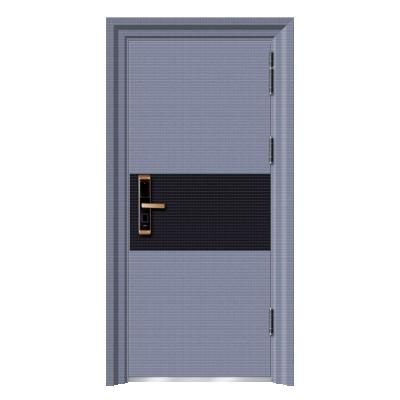 China Modern Customized Galvanized Iron Entry Metal Screen Doors With Glass for sale